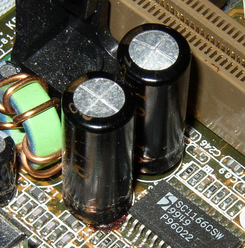 Another bulging capacitor