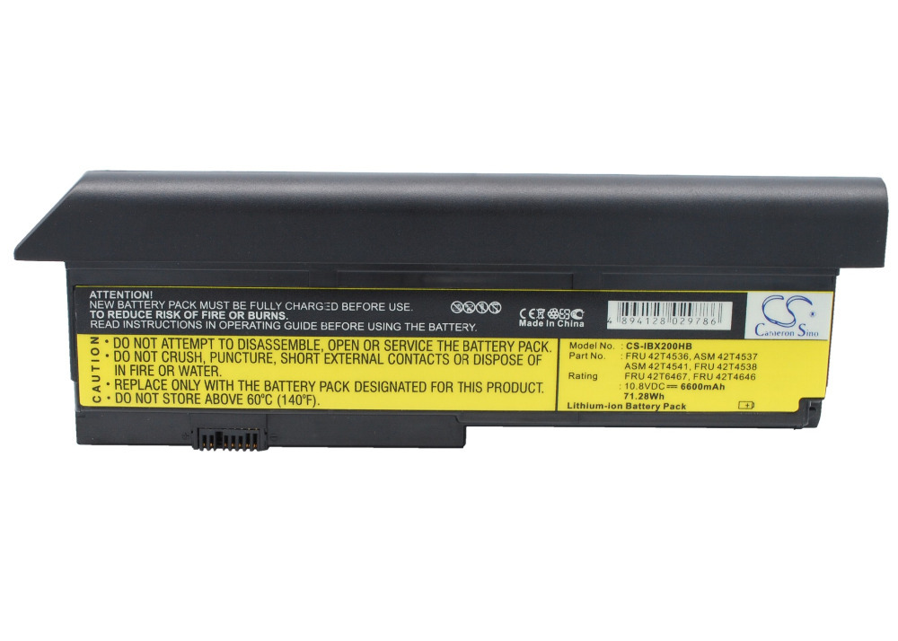 Thinkpad x200s Battery