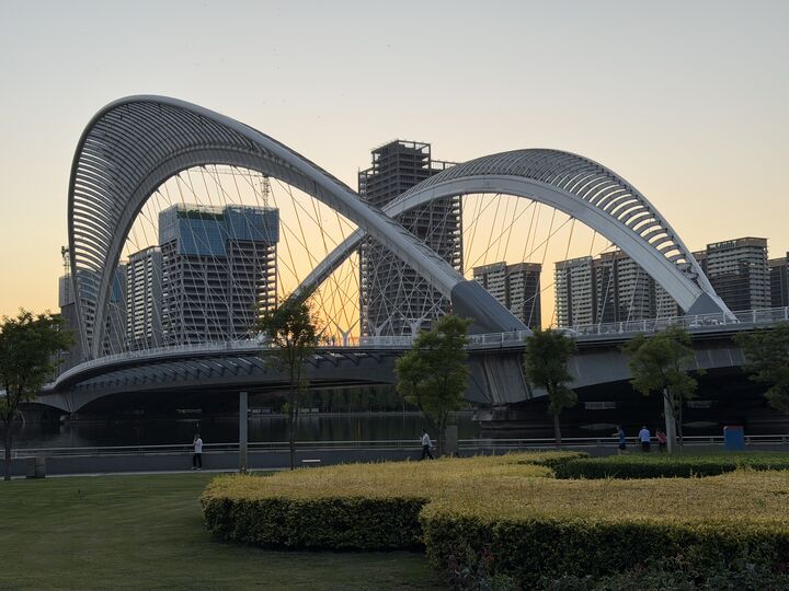 Bridge by evening
