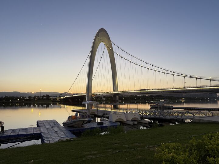 Bridge by evening