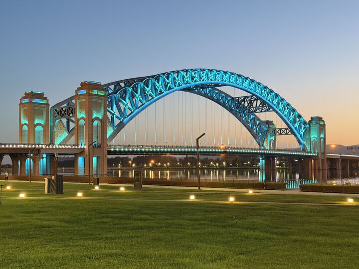 Bridge by night