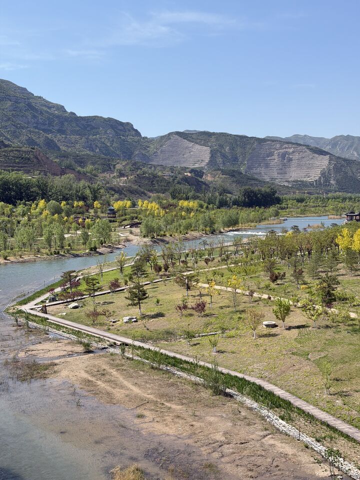 View of re-naturized area around Fen river in the north
