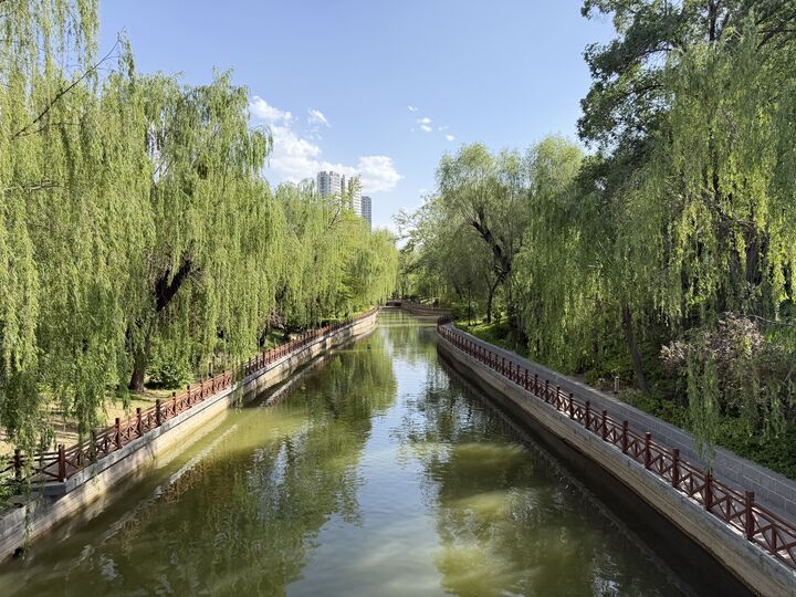 Waterway in park