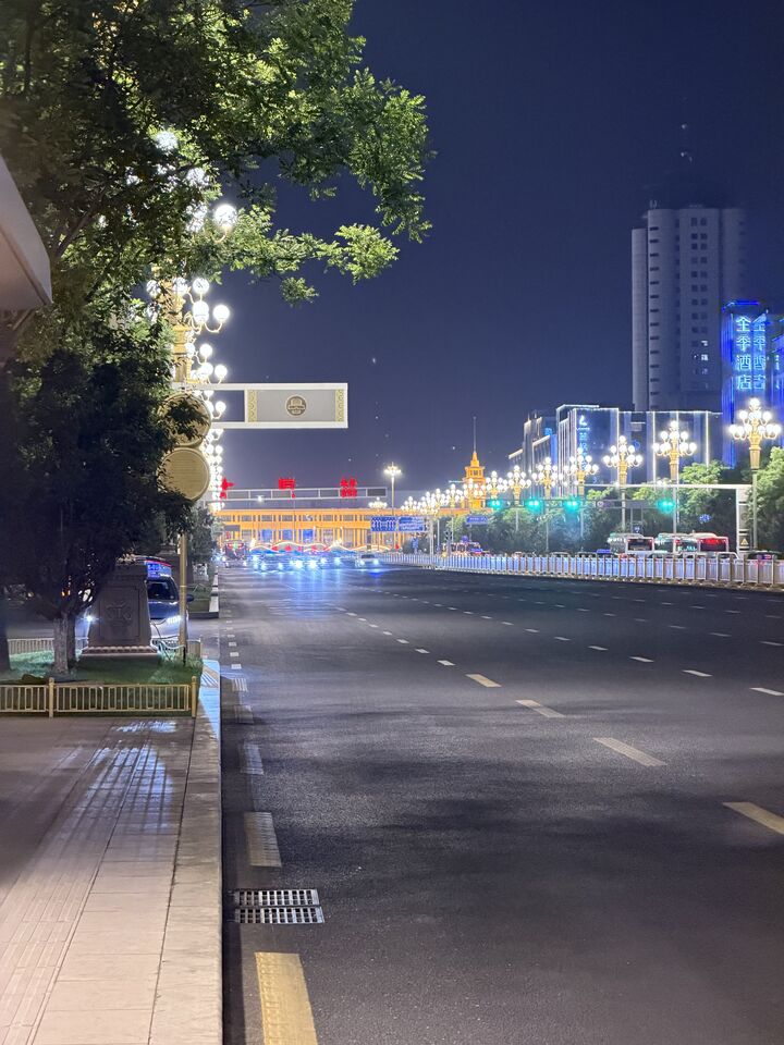 Road at night