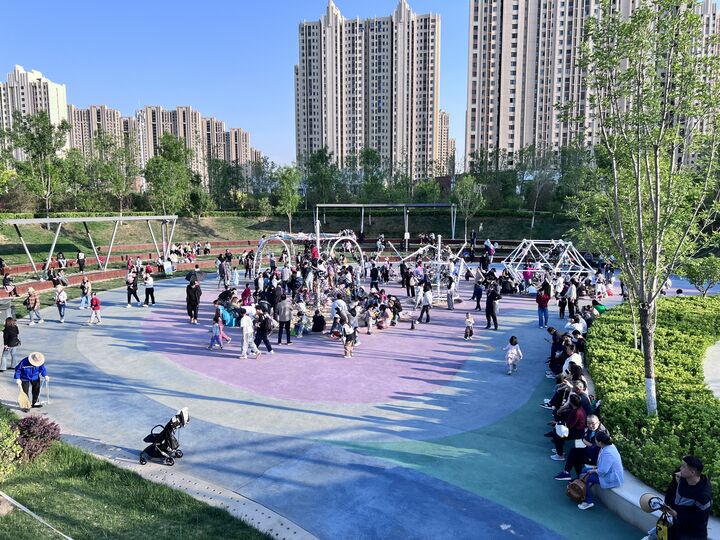 Playground in park