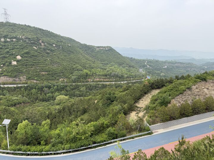 Cycling road in the mountains